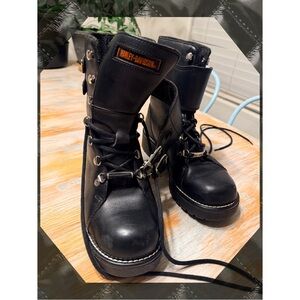 Leather Harley Davidson Boots